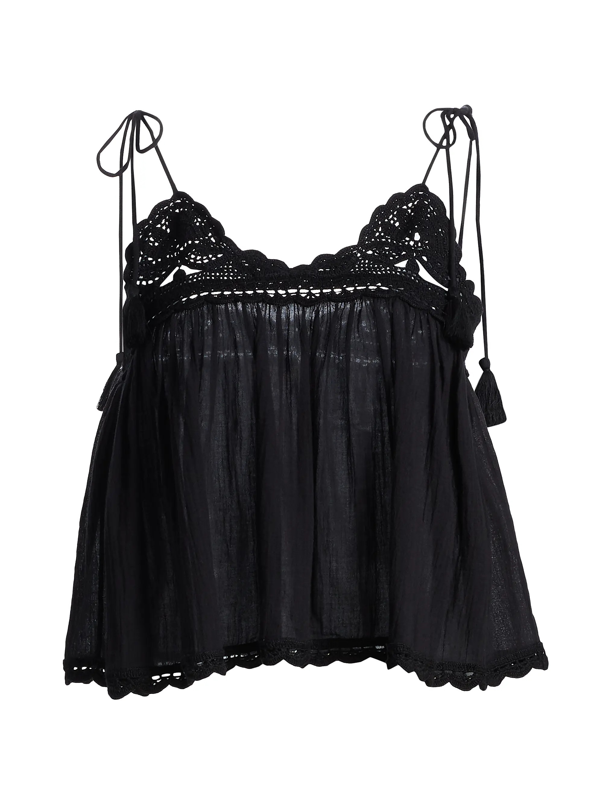 Bermuda Cotton Crop Top | Saks Fifth Avenue