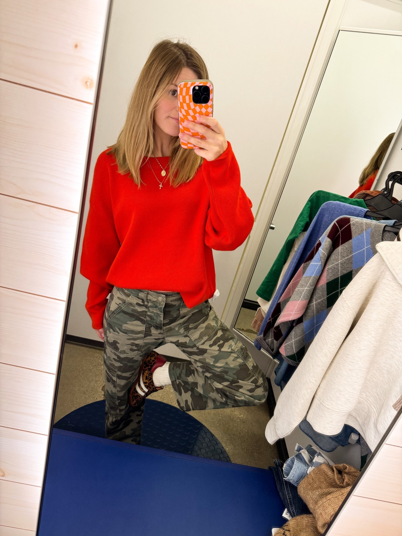 Mixing patterns and bright colors is my new favorite way to style! ✨

I sized up to a medium to give this Old Navy sweater an oversized fit! Paired with my favorite camo pants from Target and Steve Madden tennis shoes! They are both sold out but I linked similar shoes. ☺️

#LTKPetite #LTKmomlife #LTKootd