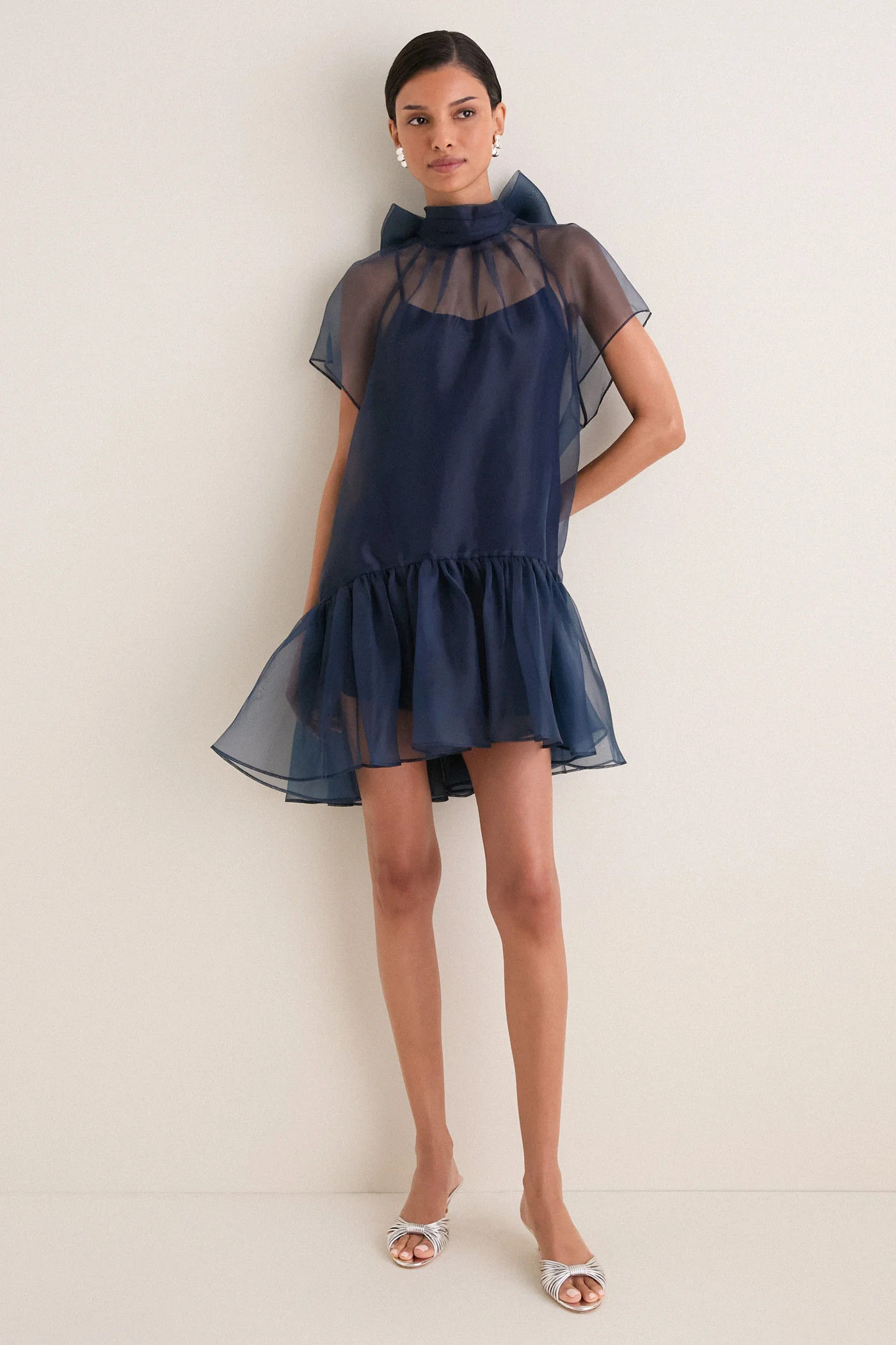 Midnight Beaux Tiered Mini Dress | Tuckernuck (US)