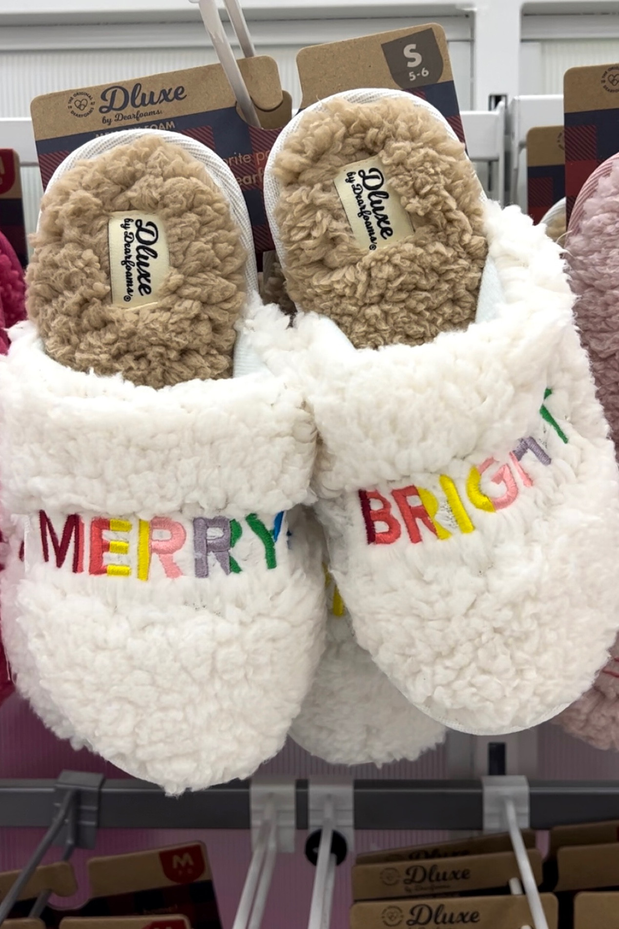 The cutest Christmas bedroom slippers!! #bedroomslippers #slippers #christmas #merryandbright #gift 

#LTKGiftGuide #LTKSeasonal #LTKHoliday