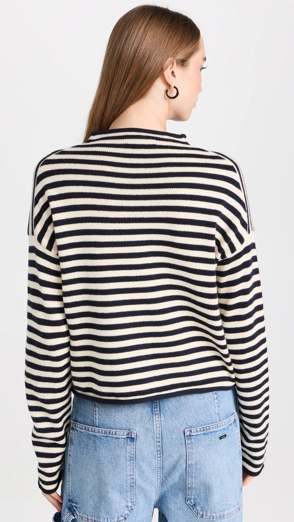 Alex Mill Taylor Cardigan in Stripe Cotton Cashmere Blend | Shopbop | Shopbop