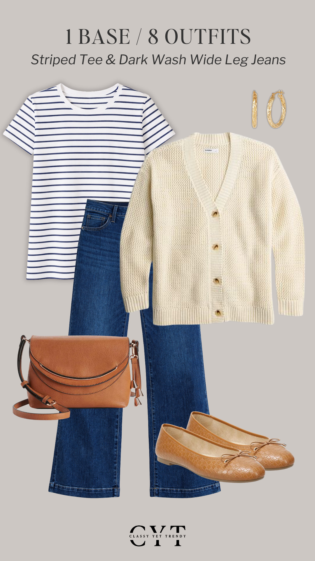 1 Base, 8 Outfits for Spring - all at @Kohls  🌸 8 ways to wear two classic and timeless wardrobe staples: a striped tee and dark wash wide leg jeans ✔️ Mix and match layers, shoes and accessories to create different looks.  #kohlspartner #kohlsfinds #ad 

Shirt, tee, top, cardigan, blazer, jacket, jeans, loafers, ballet flats, mary jane shoes, sneakers

#springjacket #springstyle 

 