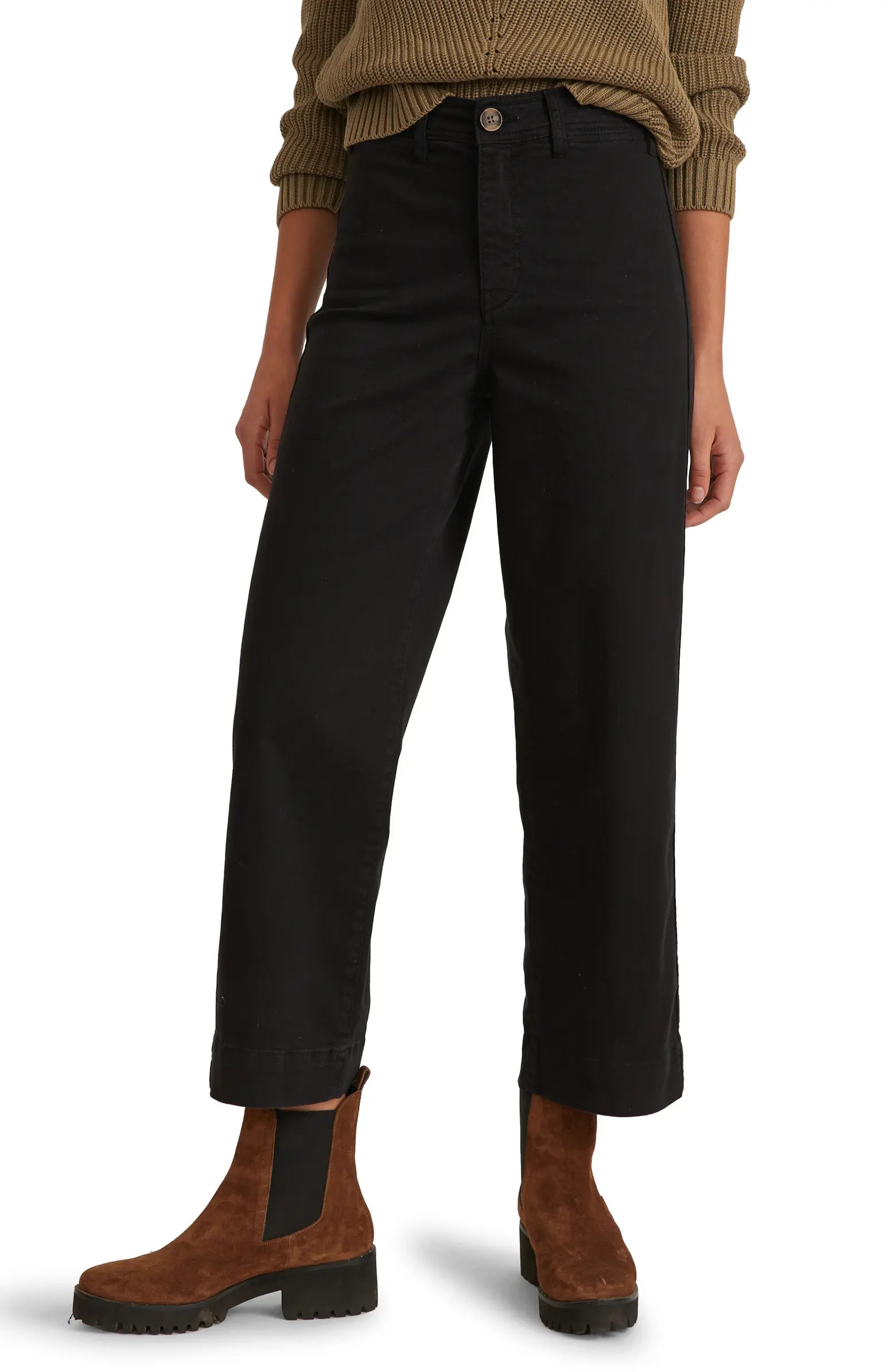 Marine Layer Bridget Cotton Blend Ankle Pants | Nordstrom | Nordstrom