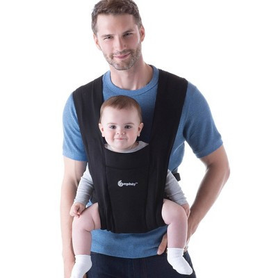 Ergobaby Embrace Cozy Knit Newborn Carrier - Pure Black | Target