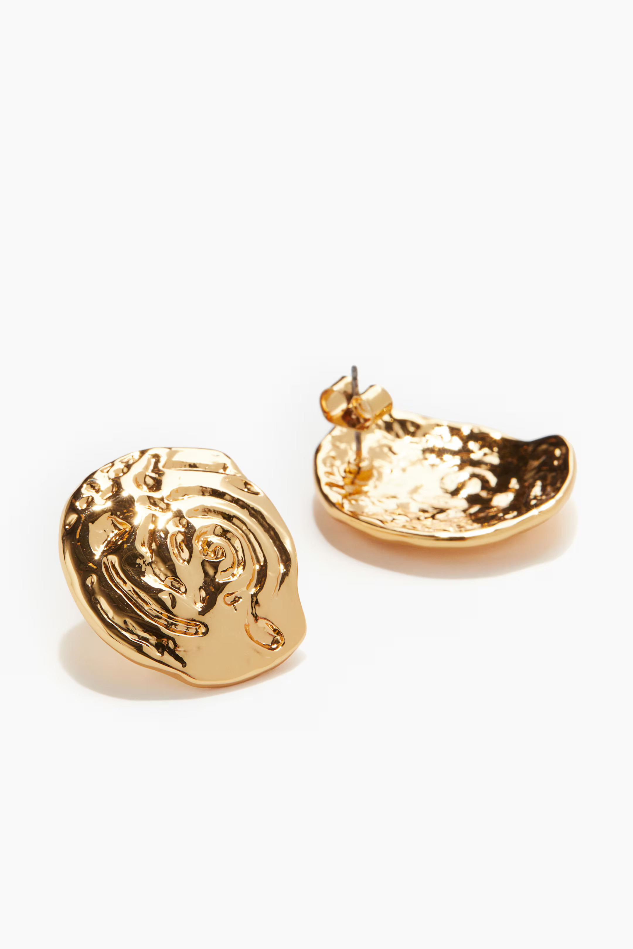 Gold-plated earrings - Gold-coloured - Ladies | H&M GB | H&M (UK, MY, IN, SG, PH, TW, HK)