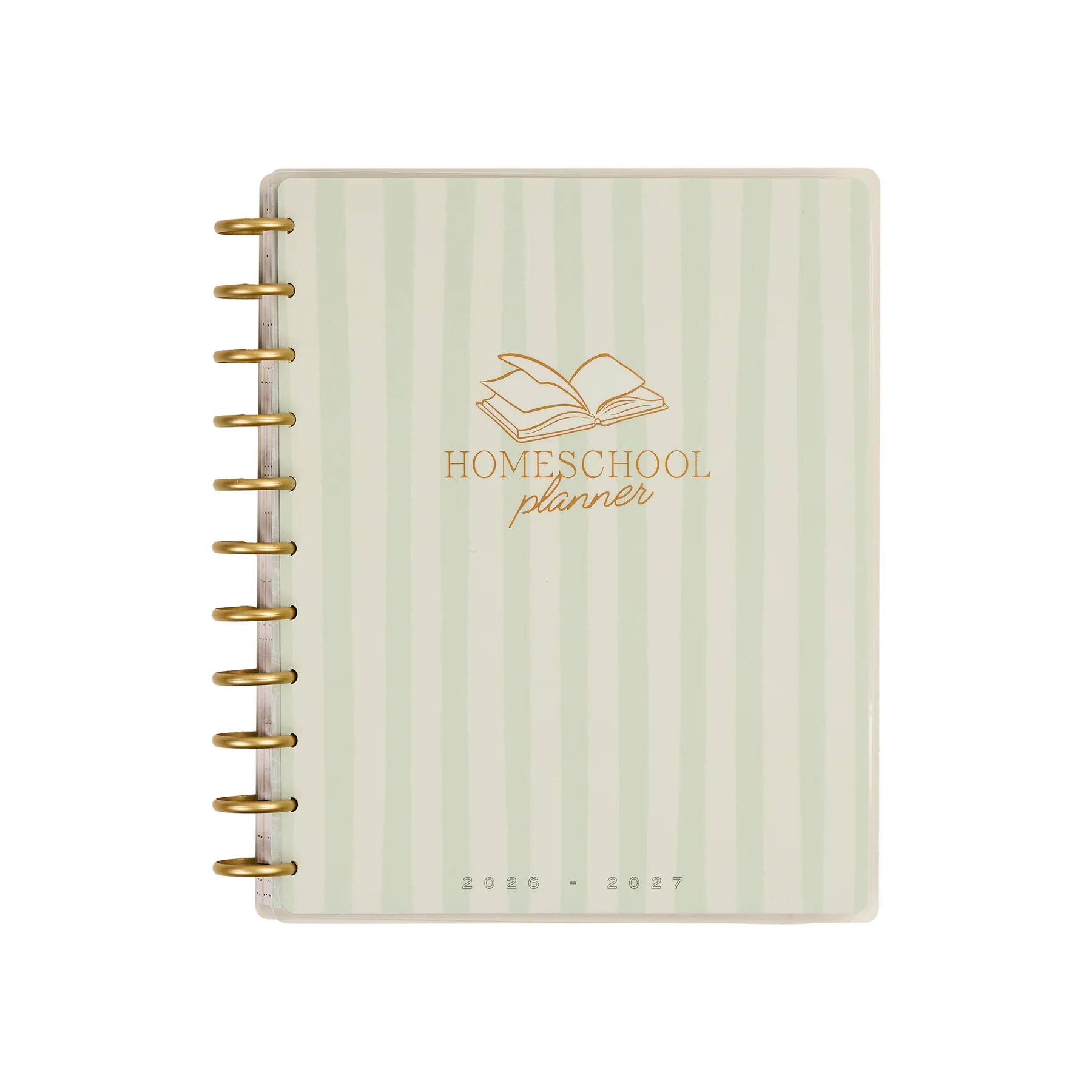 2026\u20132027 Pastel Poetry Customizable Homeschool Planner - Big Homeschool Layout - 12 Months | Happy Planner