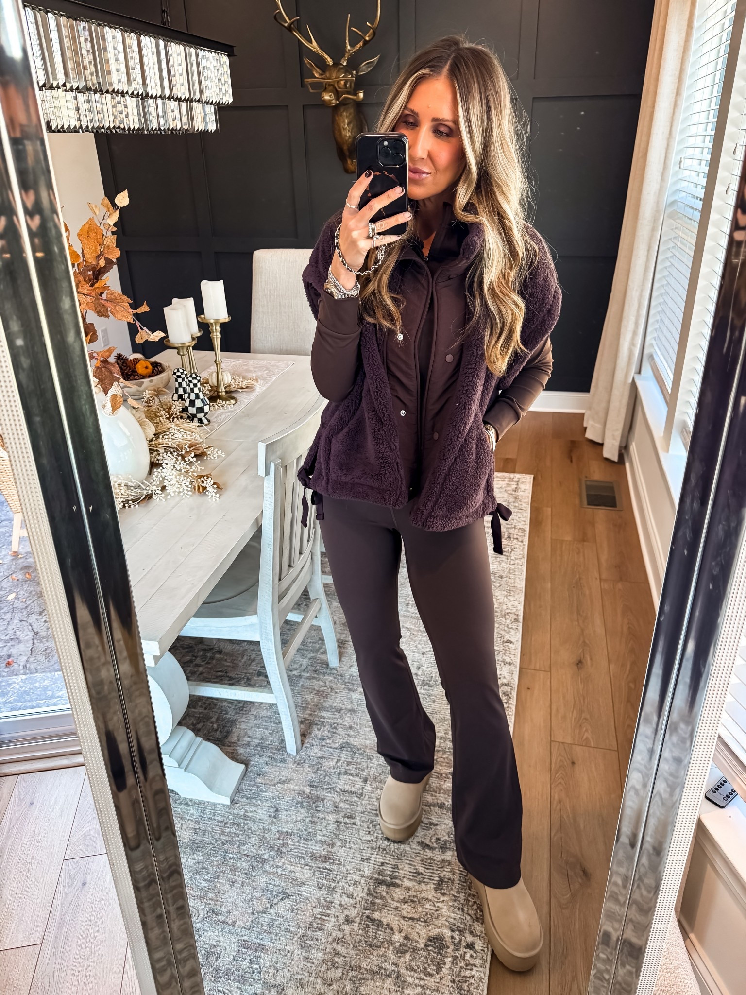 Size medium legging available in lengths!
Splurge and save option on the fleece + shoes linked
Themominstyle 

#LTKMidsize #LTKOver40 #LTKFindsUnder50