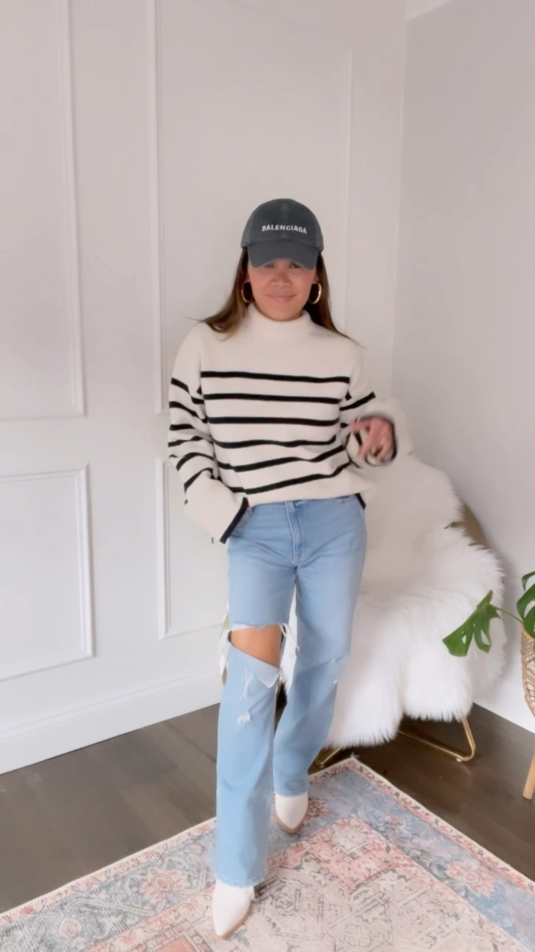Striped sweater outfit inspo

#LTKCyberweek #LTKunder100 #LTKstyletip