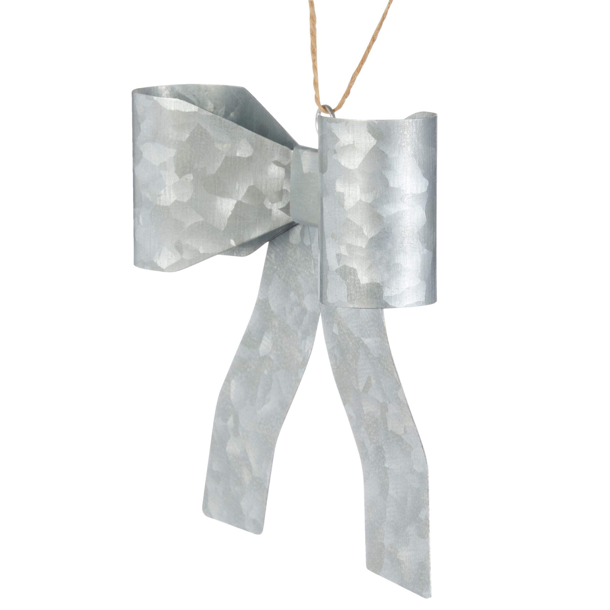 CANVAS Countryside Christmas Galvanized Metal Bow Ornament | Canadian Tire