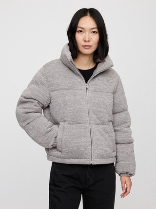 Relaxed Short Puffer Jacket | Gap Factory