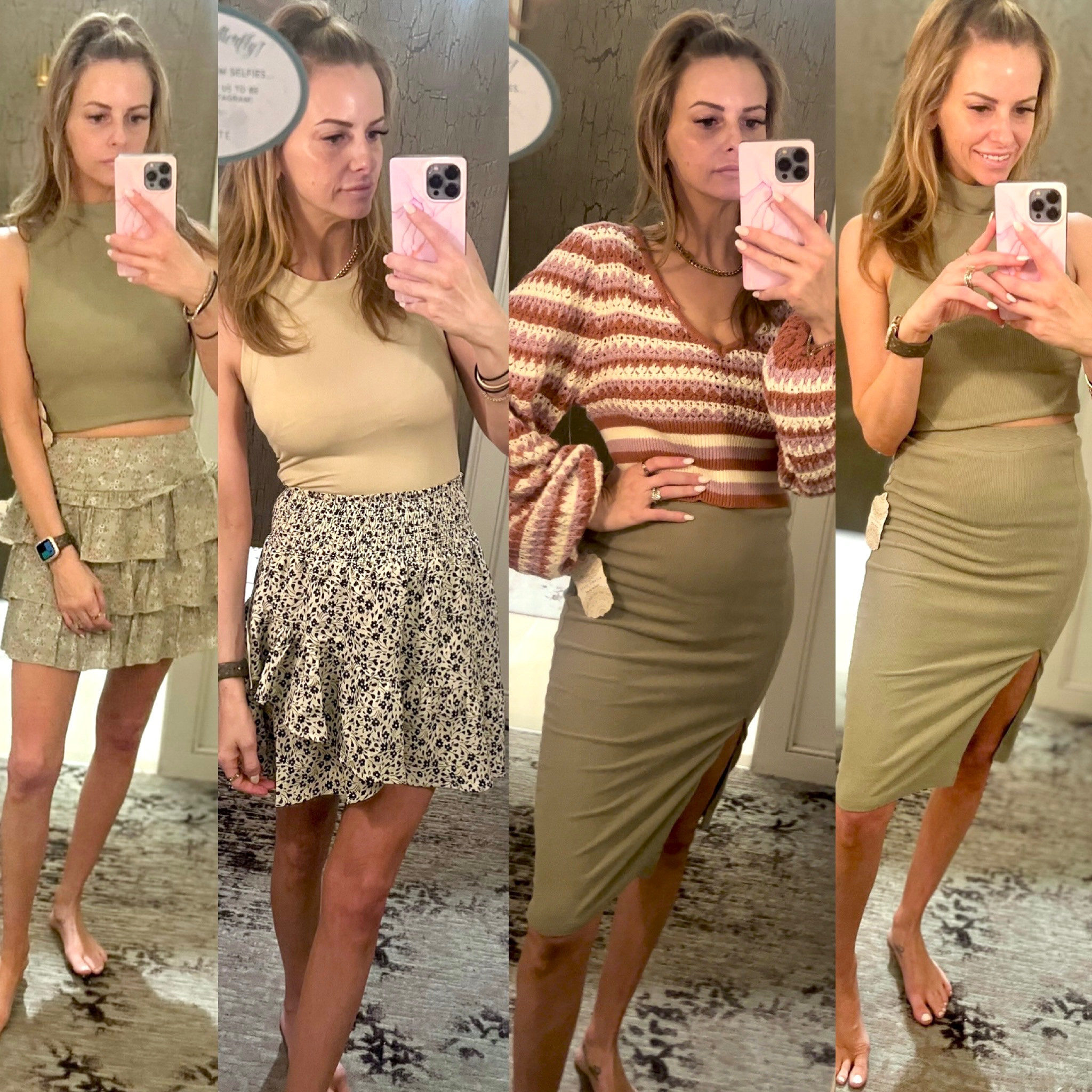 Altar’d State Transitional summer to fall fashion. Soft seamless body suits, cute skirts and the obsessed with the crochet sweater 

#LTKBacktoSchool #LTKSeasonal #LTKFind