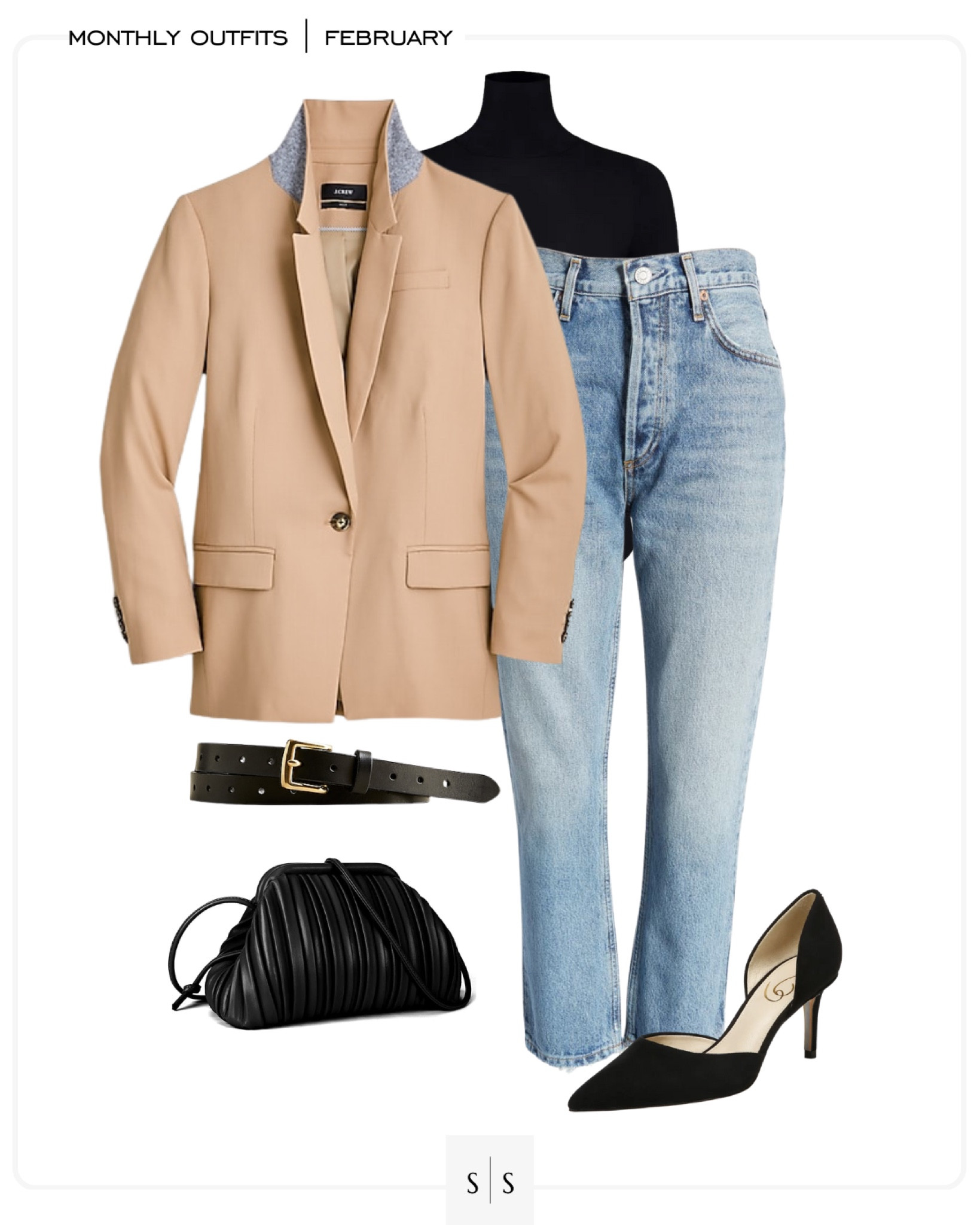 Monthly outfit planner : FEBRUARY looks | #workwear #straightjean #blazerstyle #winterstyle #casualchic #springoutfit #winteroutfit | See entire calendar on thesarahstories.com ✨

#LTKworkwear #LTKstyletip