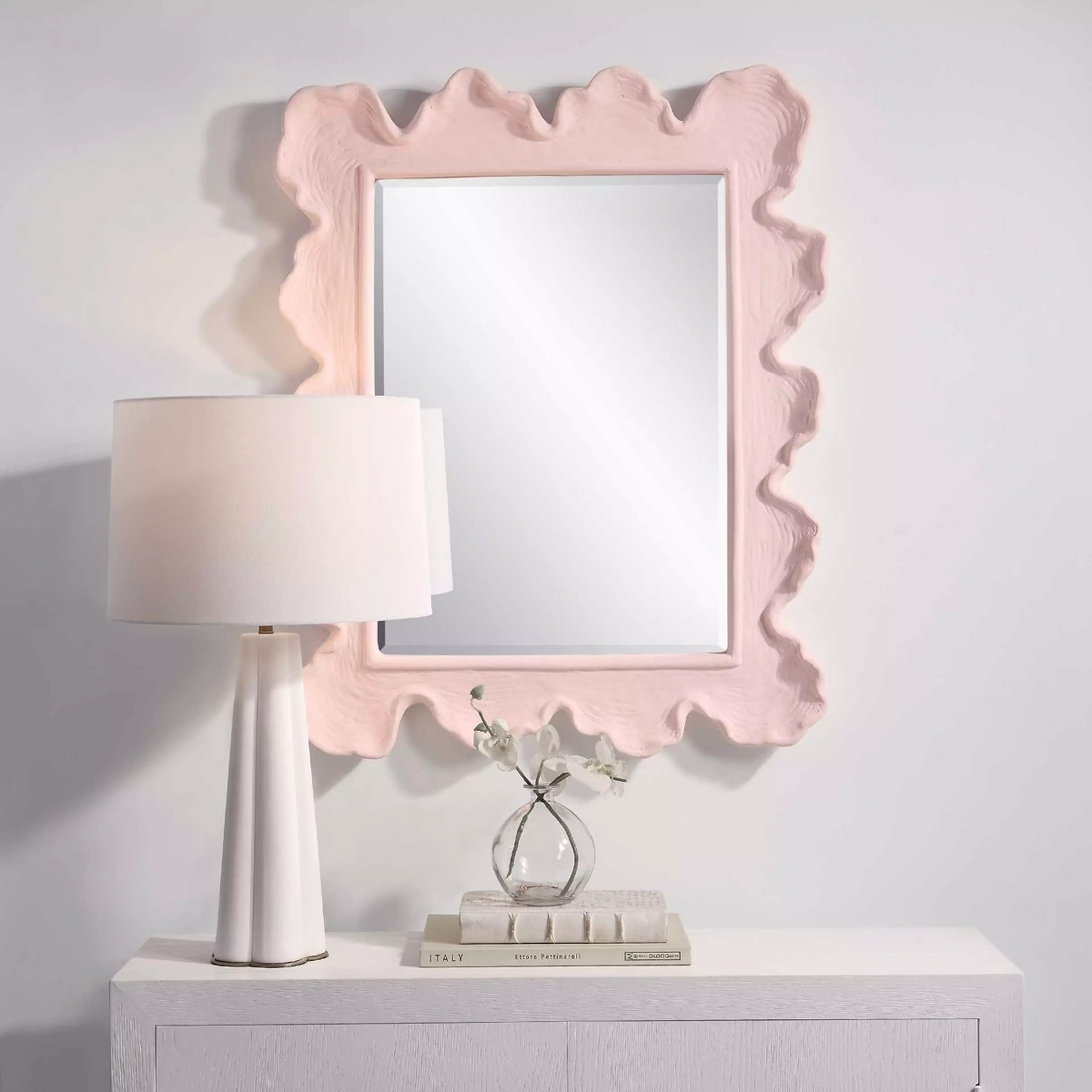 Coral Curve Mirror - Rectangle | Shades of Light