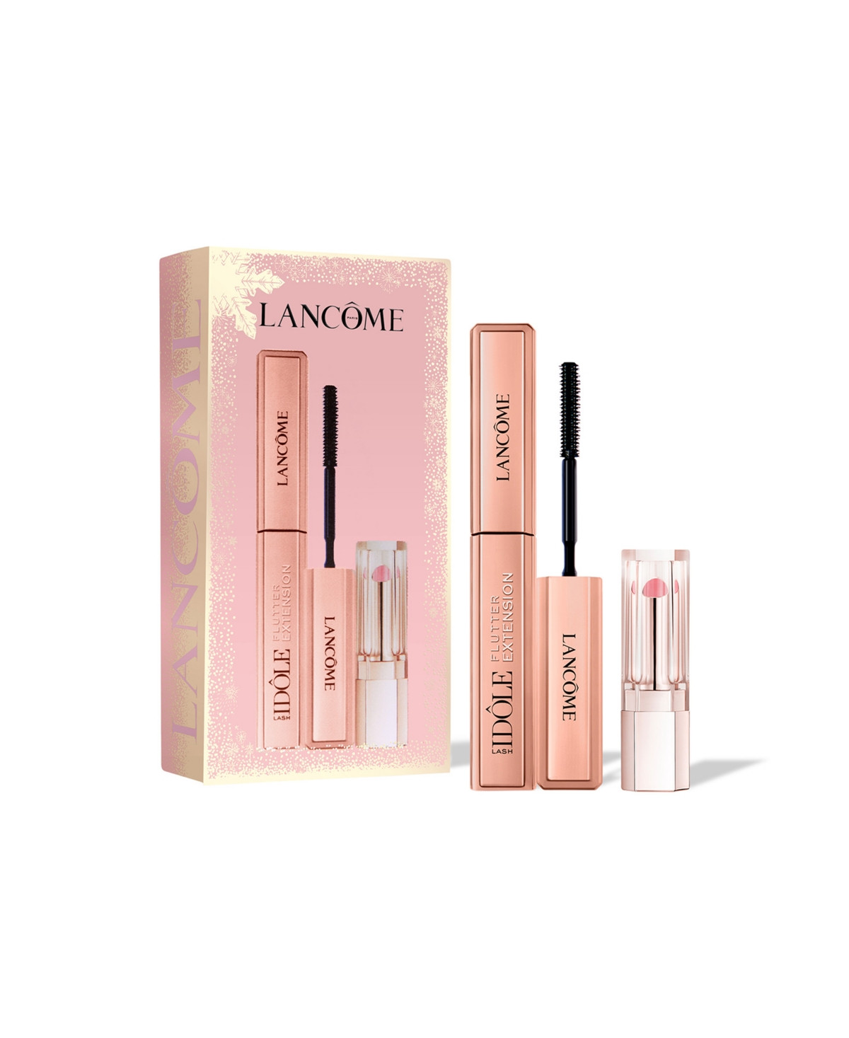 Lancome 2-Pc. Lash Idole Flutter Extension Mascara and Lip Idole Butterglow Lip Balm Gift Set | Macy's