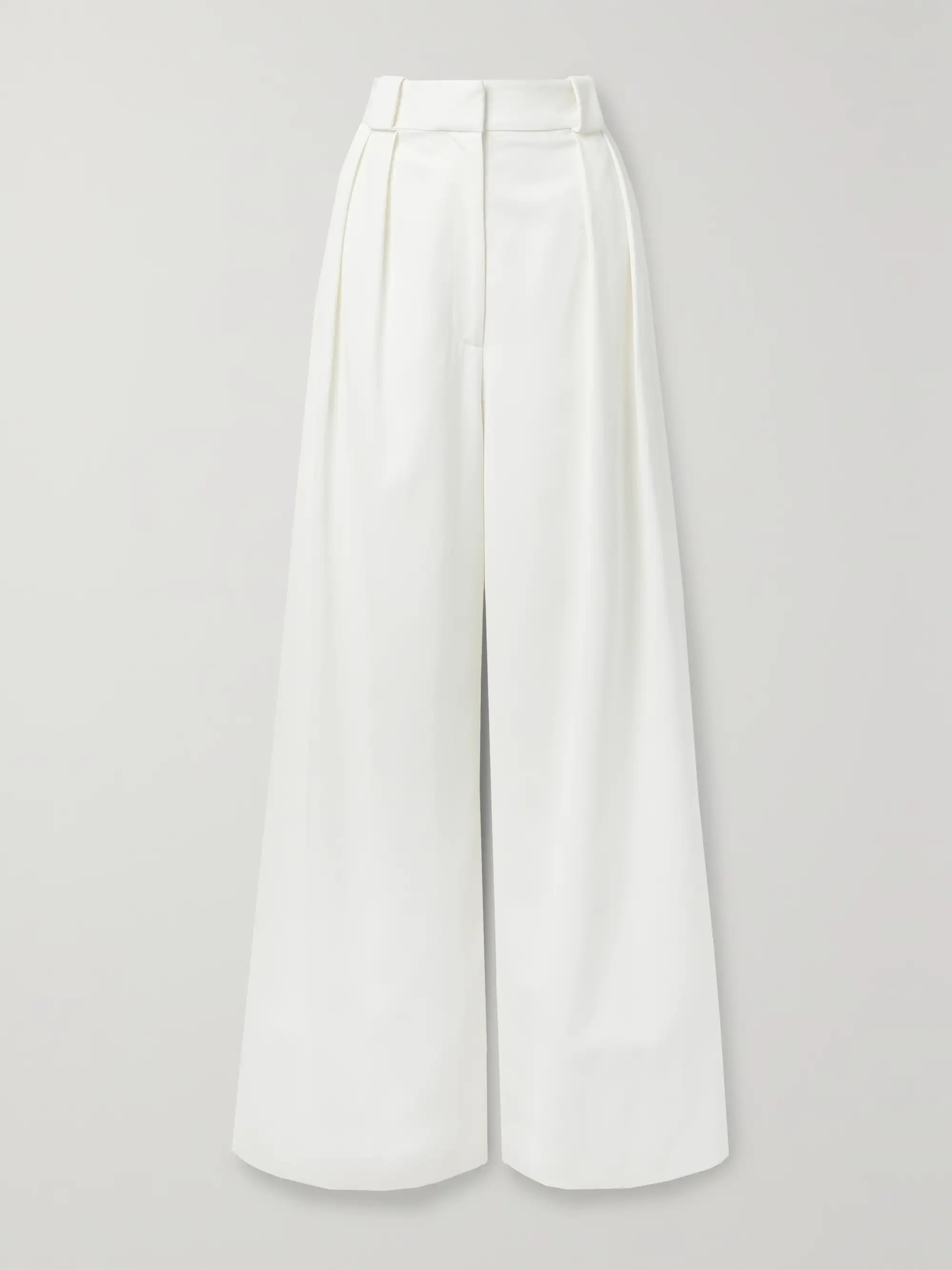 Rico pleated twill wide-leg pants | NET-A-PORTER (US)
