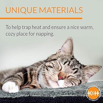 Amazon.com : K&H Pet Products Self-Warming Pet Pad, 21" x 17", Gray/Black : Pet Supplies | Amazon (US)