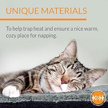 Amazon.com : K&H Pet Products Self-Warming Pet Pad, 21" x 17", Gray/Black : Pet Supplies | Amazon (US)