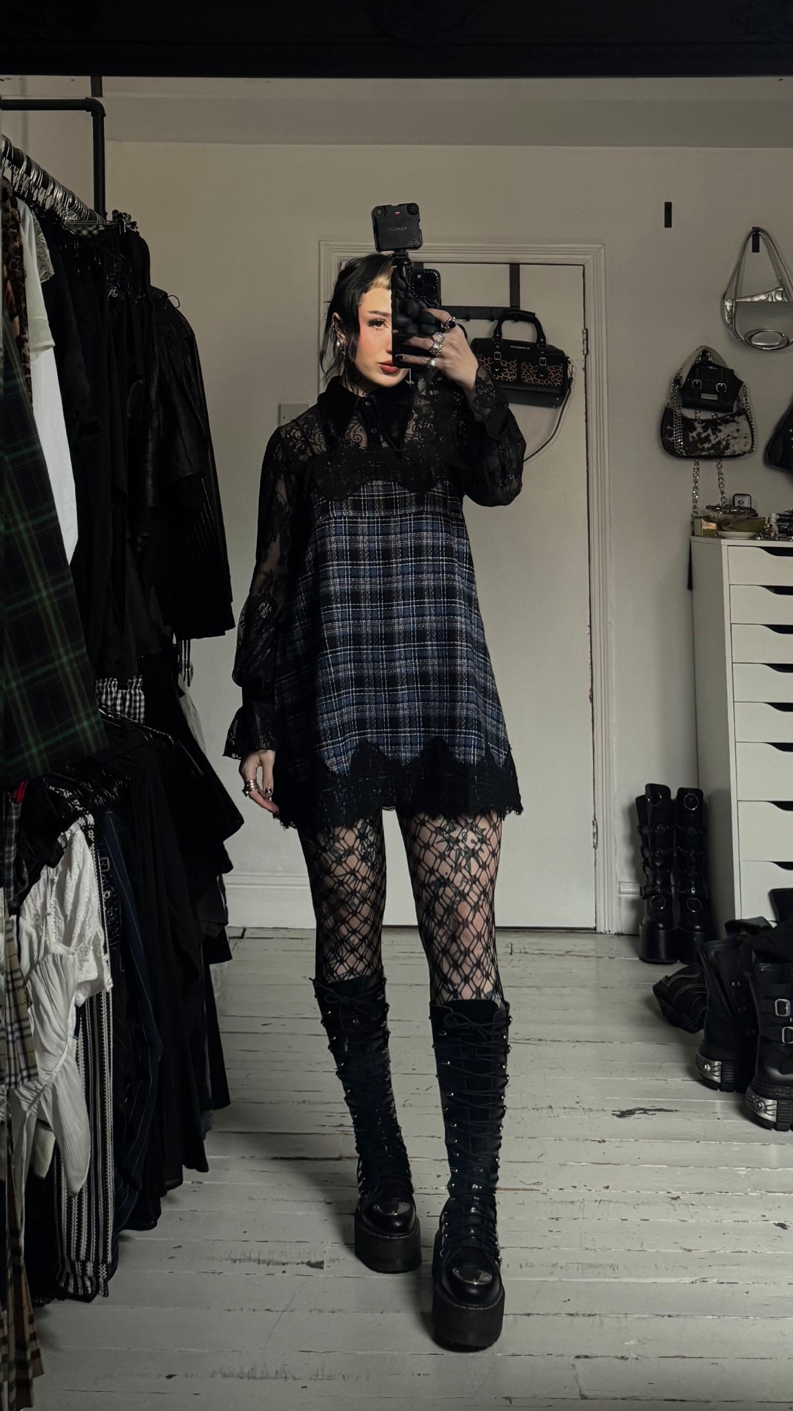 yesterdays ootd 🖤
Shirt is killstar but I can’t tag here, tagged similar x

#LTKdresses #LTKuk #LTKautumn