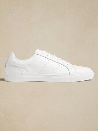 Leather Lace-Up Sneaker | Banana Republic Factory