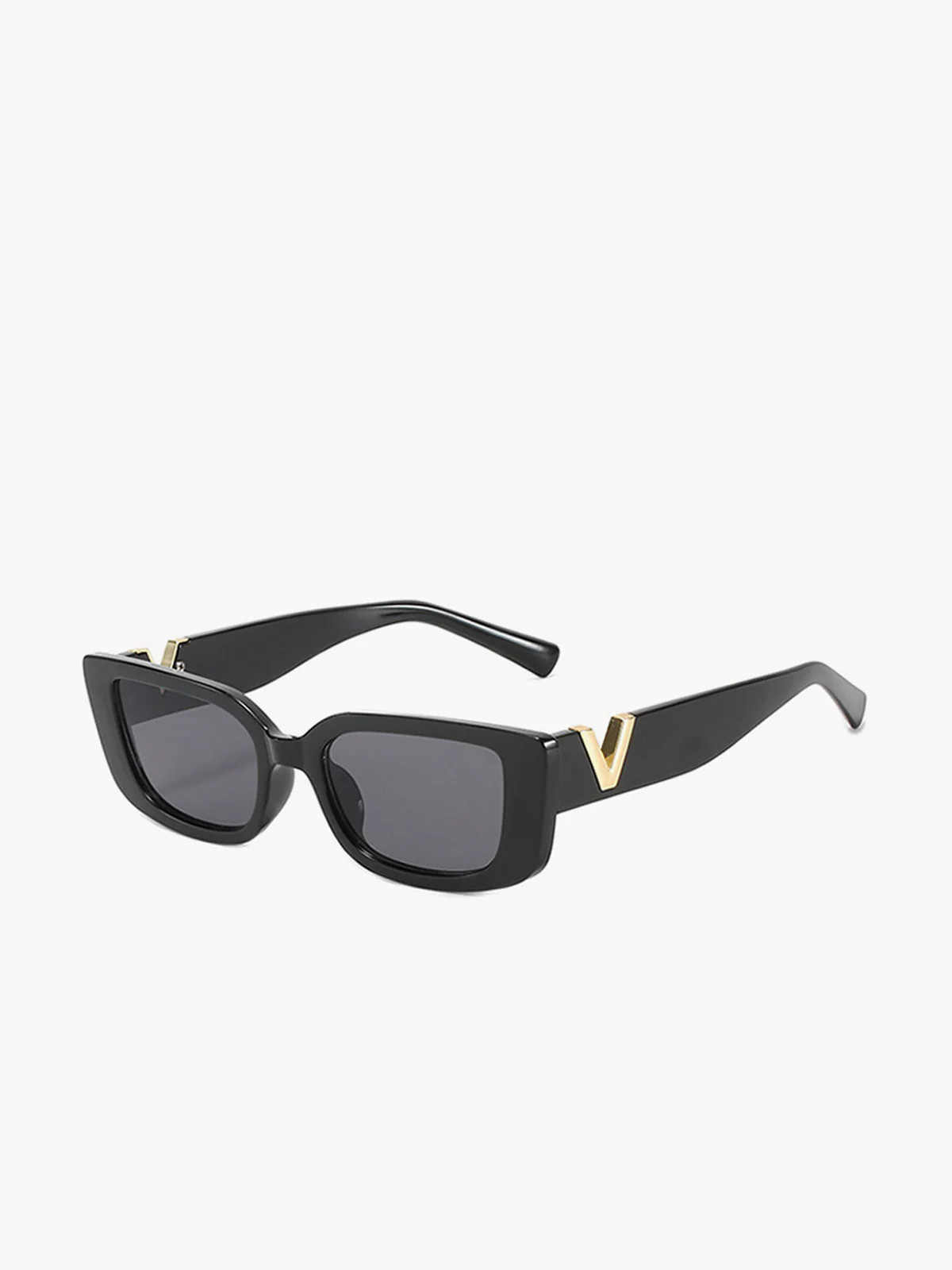 V-Detail Square Sunglasses | Commense