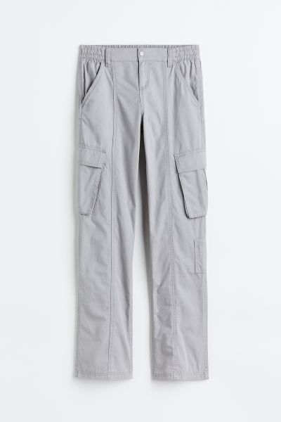 Canvas Cargo Pants - Black - Ladies | H&M US | H&M (US + CA)