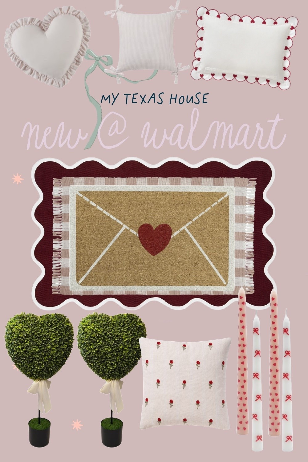 My Texas house at Walmart
New Valentine’s Day collection 🩷

#LTKHoliday #LTKGiftGuide #LTKHome