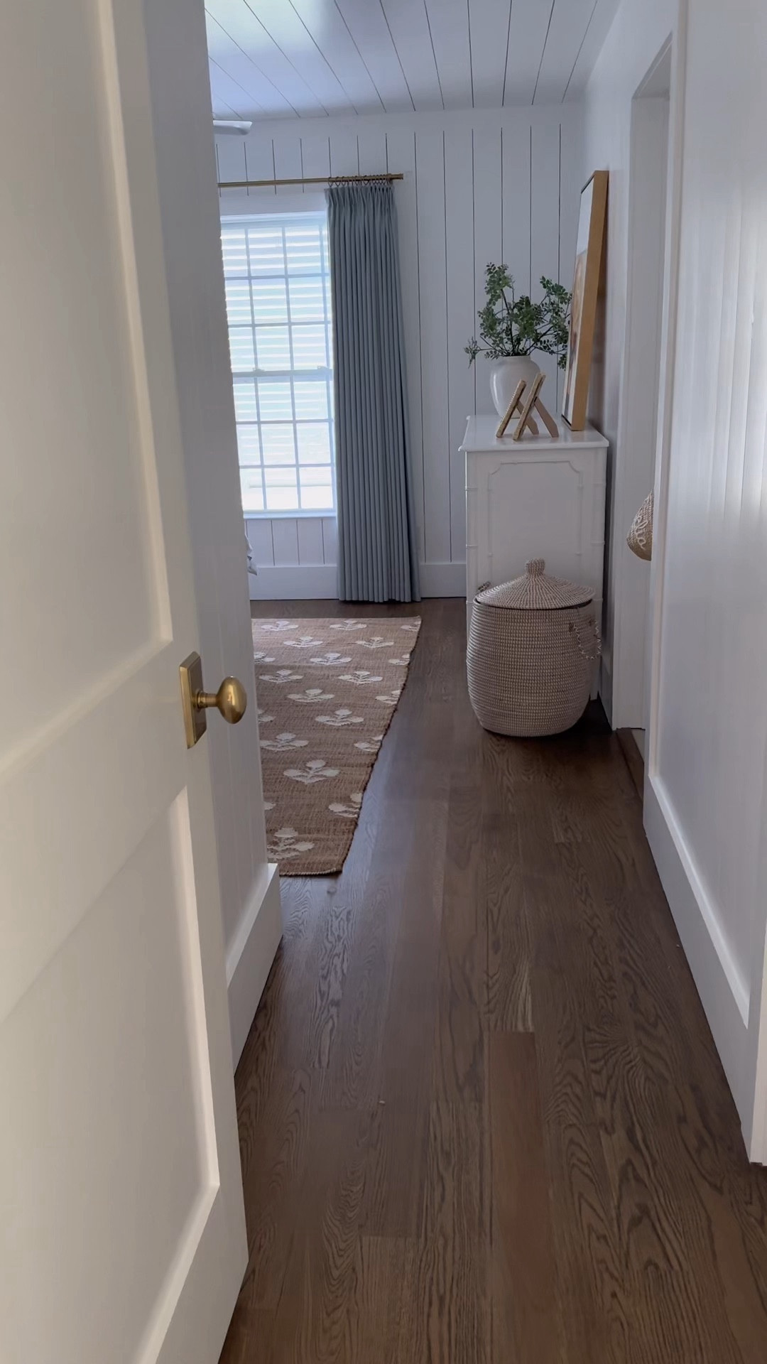 Coastal cottage kids room:

Not linked: dresser is Steven Shell Living, nightstands are from home goods, bird art is thrifted, blue quilt & velvet is home goods, 

Curtain details: 

Isabella Heavyweight Cotton Blend
Winter Sky
Pleated 
76” width
82” height 
Room darkening 75%-90% polyester white 
Memory training 

Inside window: 70wx60h
8’ ceiling 

#LTKhome #LTKVideo #LTKkids