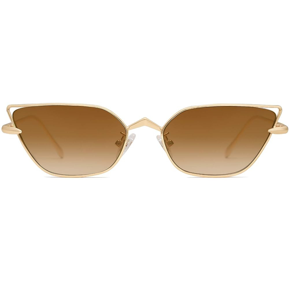 SOJOS Small Cateye Sunglasses Fashion Narrow Fun Designer Sun Glasses SJ1127A | Amazon (US)