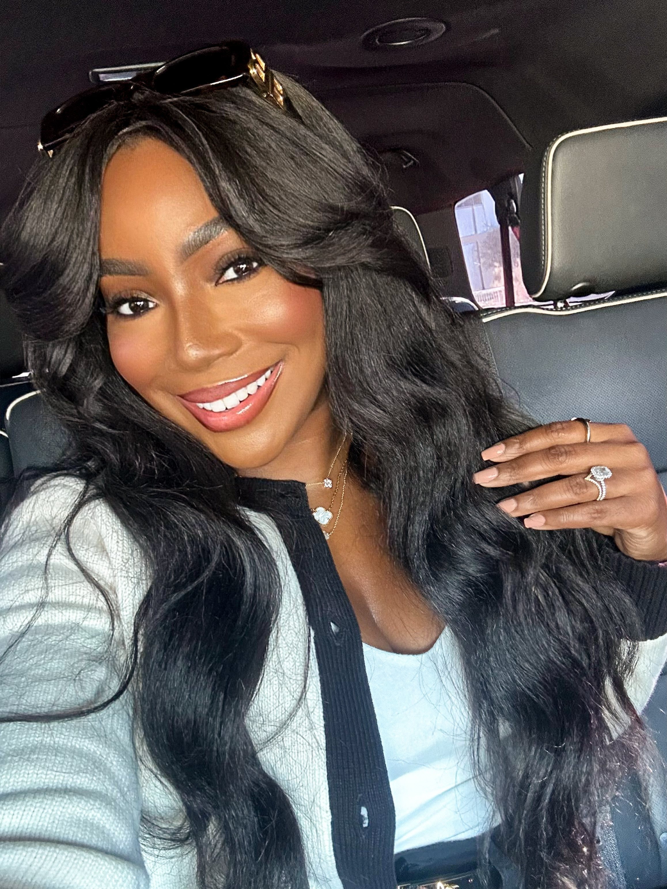 Today’s ootd, fall outfit of the day, fall outfit inspo, Karen Millen, Whitney Wiley, joes jeans, bottega Veneta, old money outfit, old money chic, classic outfit, cardigan, fall outfit, fall look, workwear outfit, autumn look, black bag, coated black jeans, black jeans, wide leg jeans, wide leg denim 

#LTKSaleAlert #LTKFindsUnder100 #LTKFindsUnder50