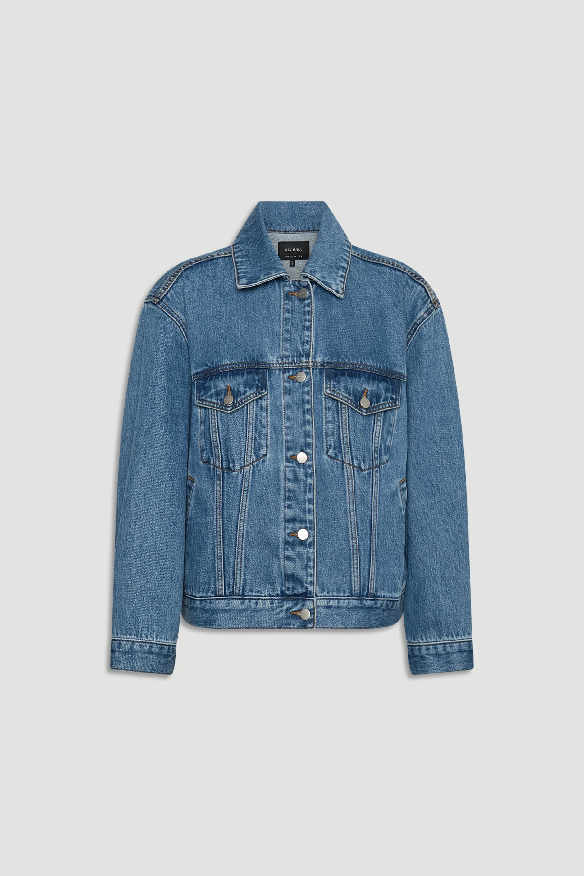 Nakita Denim Jacket - Pacific Blue | DECJUBA