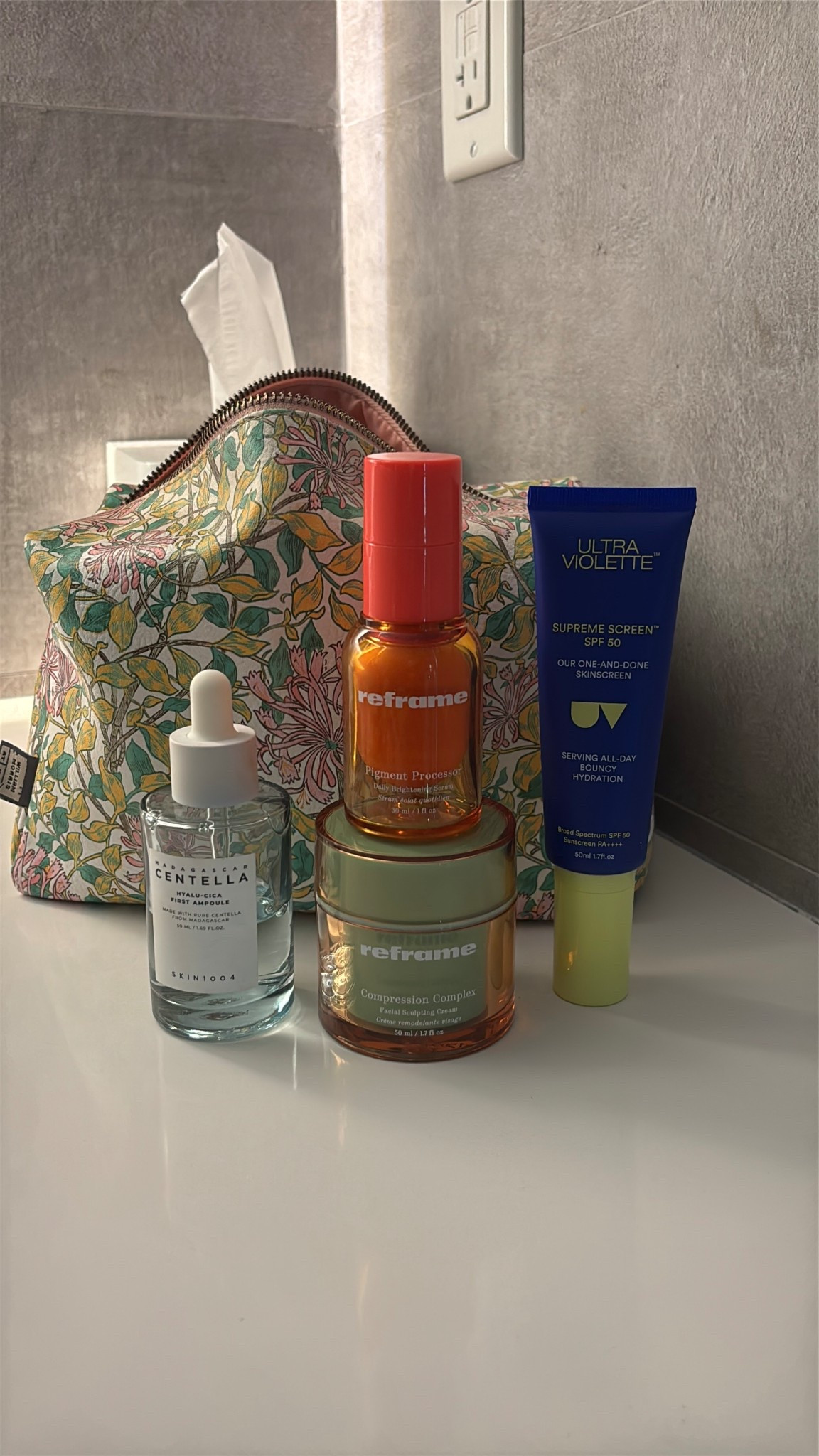 Morning essentials ☀️
My morning skincare lineup ft. @reframebeauty @ultraviolette @ @skin1004


#LTKfoodie #LTKBeauty #LTKmorningroutine