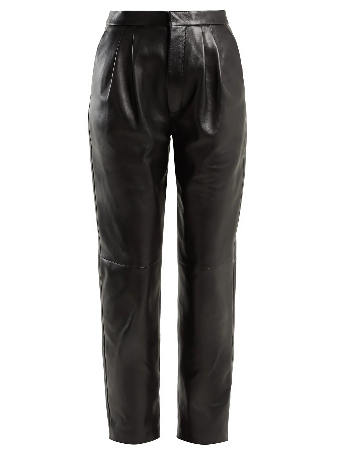 Tapered leather trousers | Matches (US)