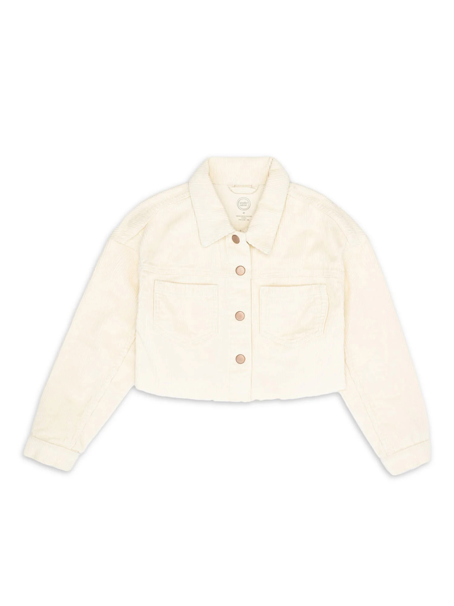 Wonder Nation Girls Corduroy Trucker Jacket, Sizes 4-18 & Plus | Walmart (US)