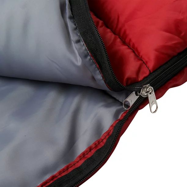 Ozark Trail 50-Degree Warm Weather Red Sleeping Bag, 33"x75" | Walmart (US)