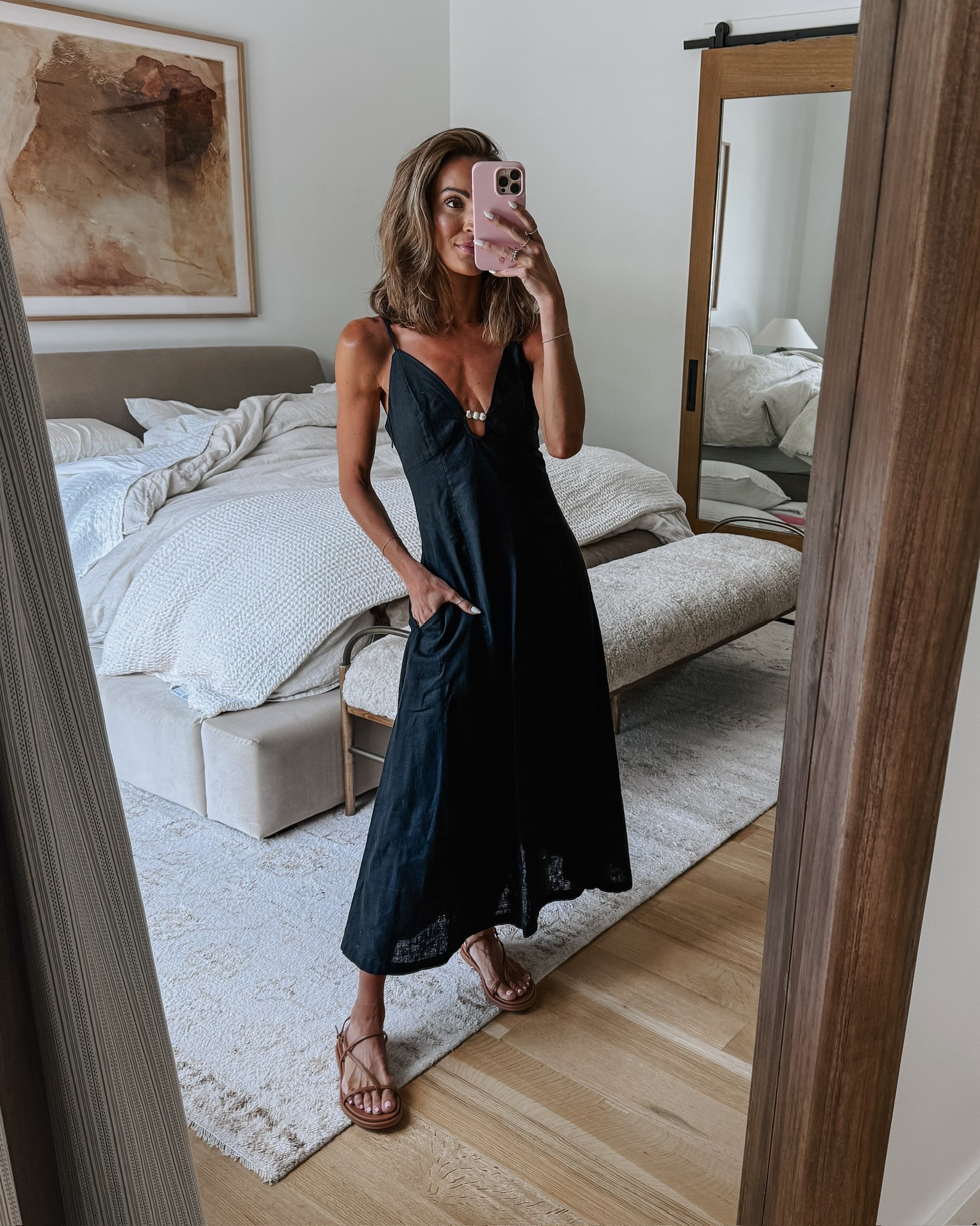 another gorgeous black dress that’s on major sale right now! so flowy + feminine! 