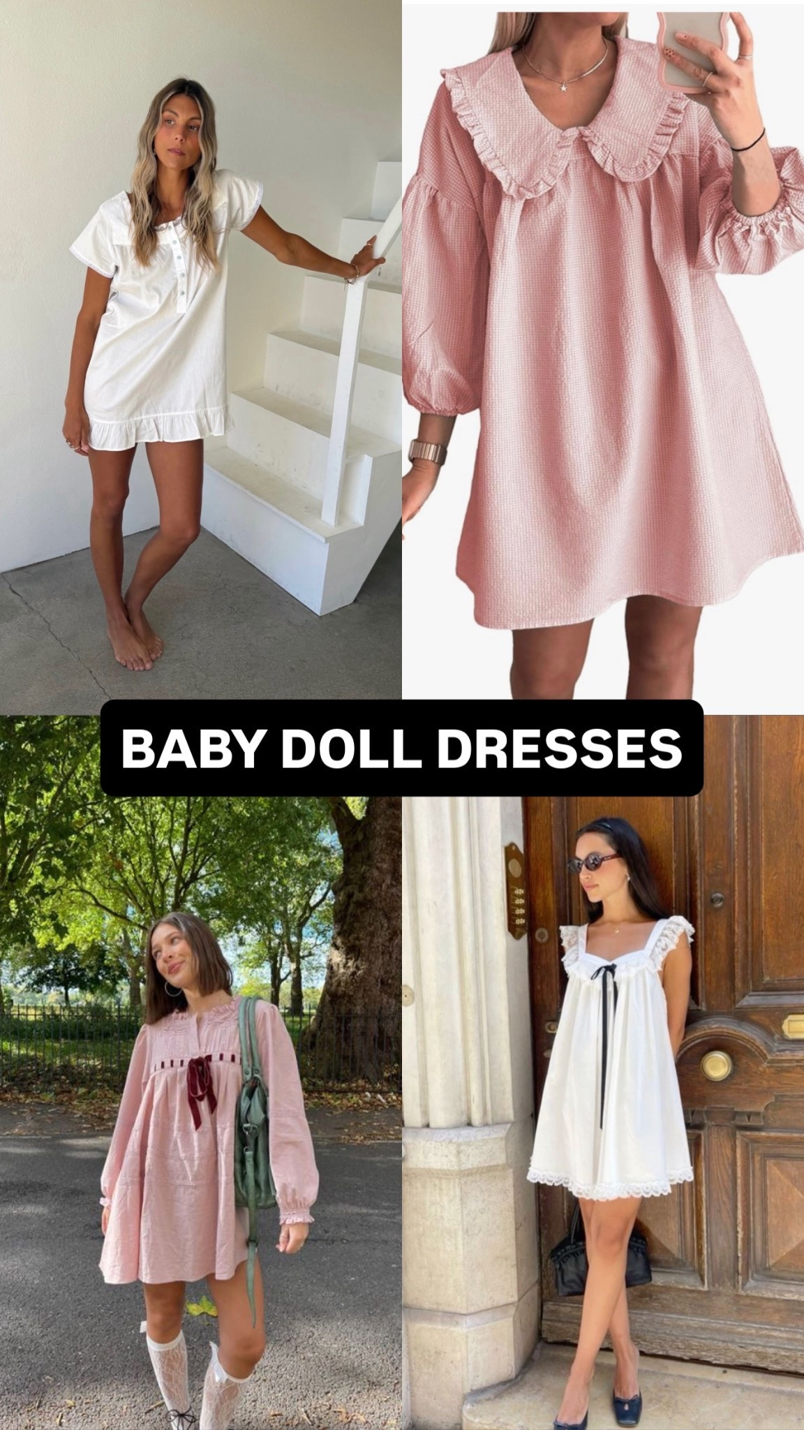 Baby doll dresses- spring 2026