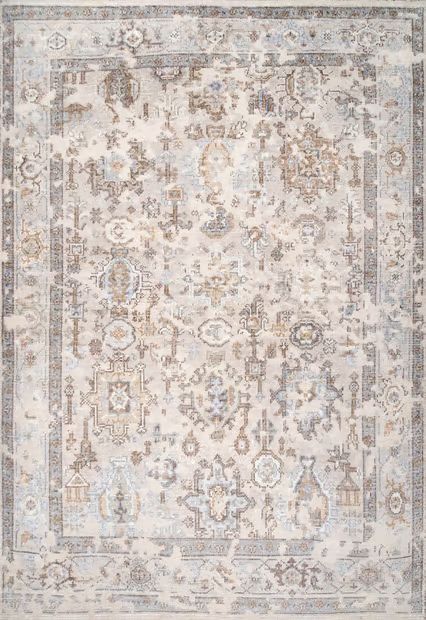 Multi Hand Knotted Ivied Oriental Area Rug | Rugs USA