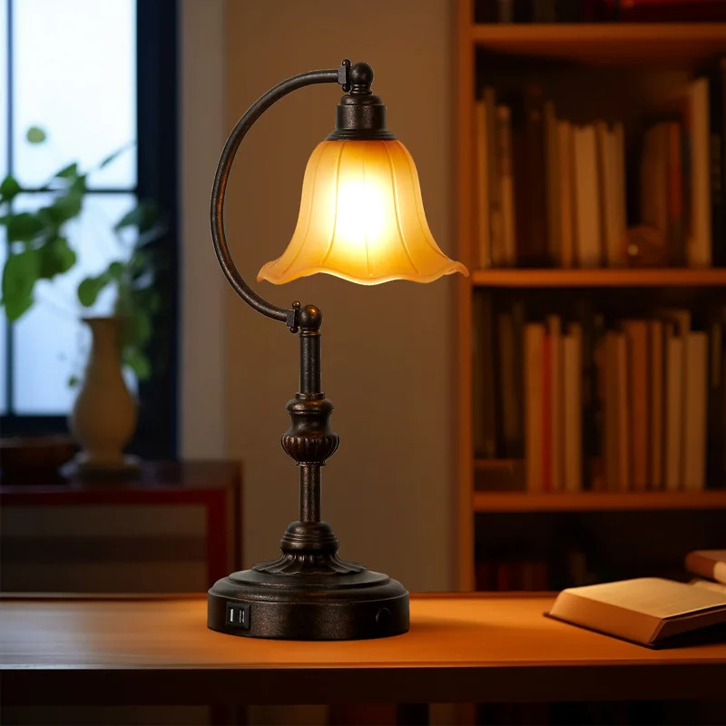 Touch Control Table Lamp with USB Ports | Wayfair North America