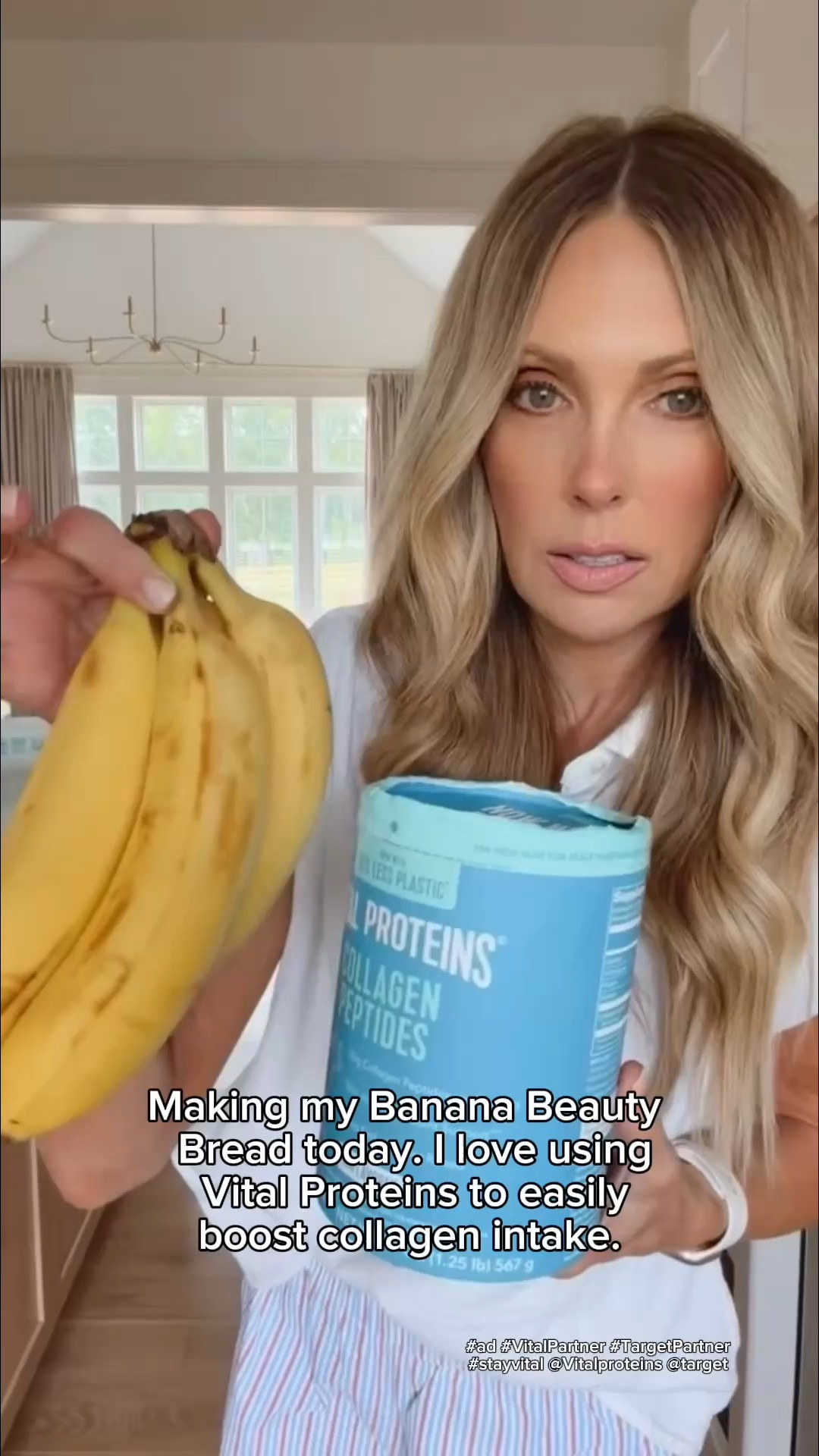 #Ad #VitalPartner Making my Beauty Banana Bread today. I love using Vital Proteins to easily boost my collagen intake.

#TargetPartner #StayVital #target @vitalproteins @Target

**These statements have not been evaluated by the Food and Drug Administration. This product is not intended to diagnose, treat, cure, or prevent any disease.

#LTKdayinmylife #LTKfitnessgoals #LTKOver40