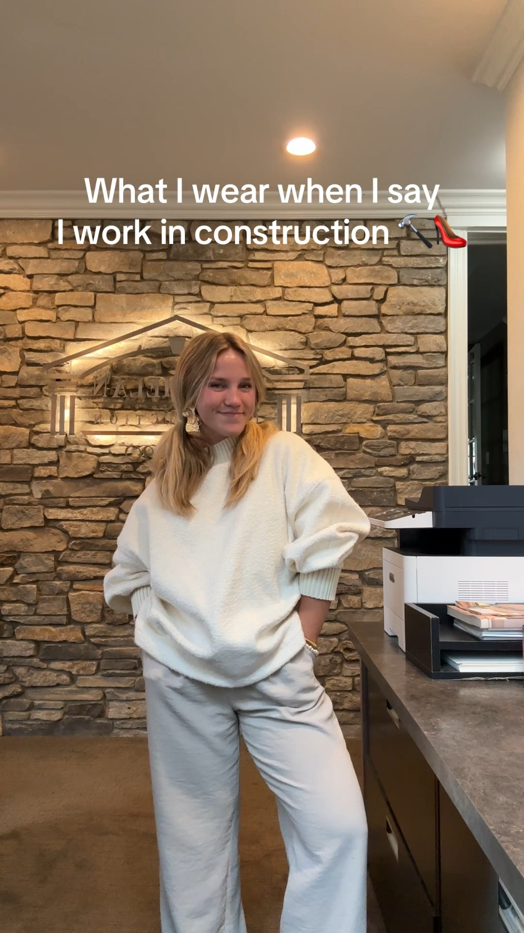 My construction fit lol

The sweater is from Abercrombie, I found it on their sale rack so I don’t think they make it anymore, but I found something similar and attached it! (Hack: in the summer go to their sale rack because they have very cute sweaters for super cheap!)

#LTKWorkwear #LTKStyleTip #LTKSeasonal