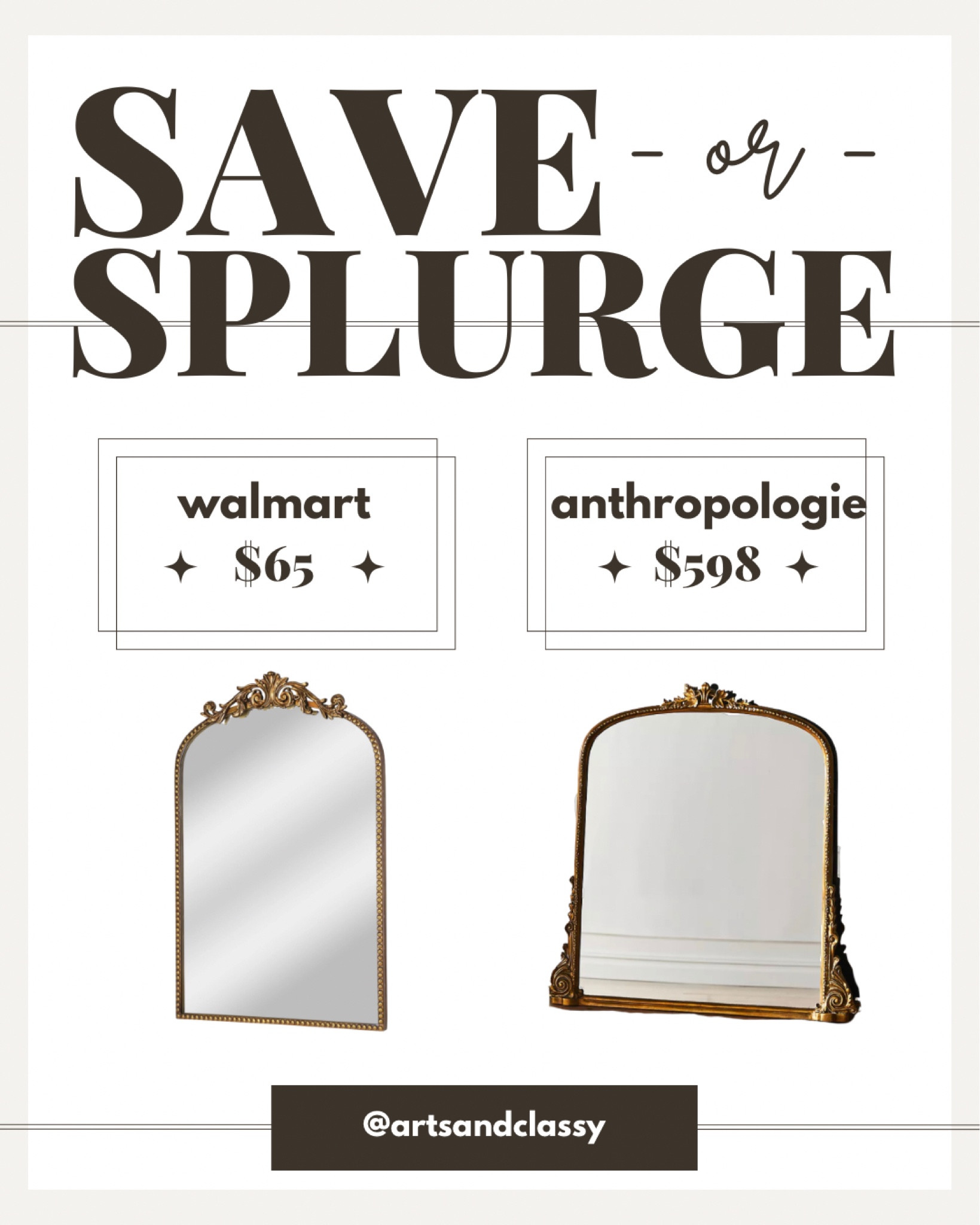 I found THE best dupe for the Gleaming Primrose Mirror from Anthropologie! I can’t believe this gorgeous mirror is under $75 from Walmart! 

#LTKunder100 #LTKFind #LTKhome