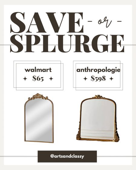 I found THE best dupe for the Gleaming Primrose Mirror from Anthropologie! I can’t believe this gorgeous mirror is under $75 from Walmart! 

#LTKunder100 #LTKFind #LTKhome