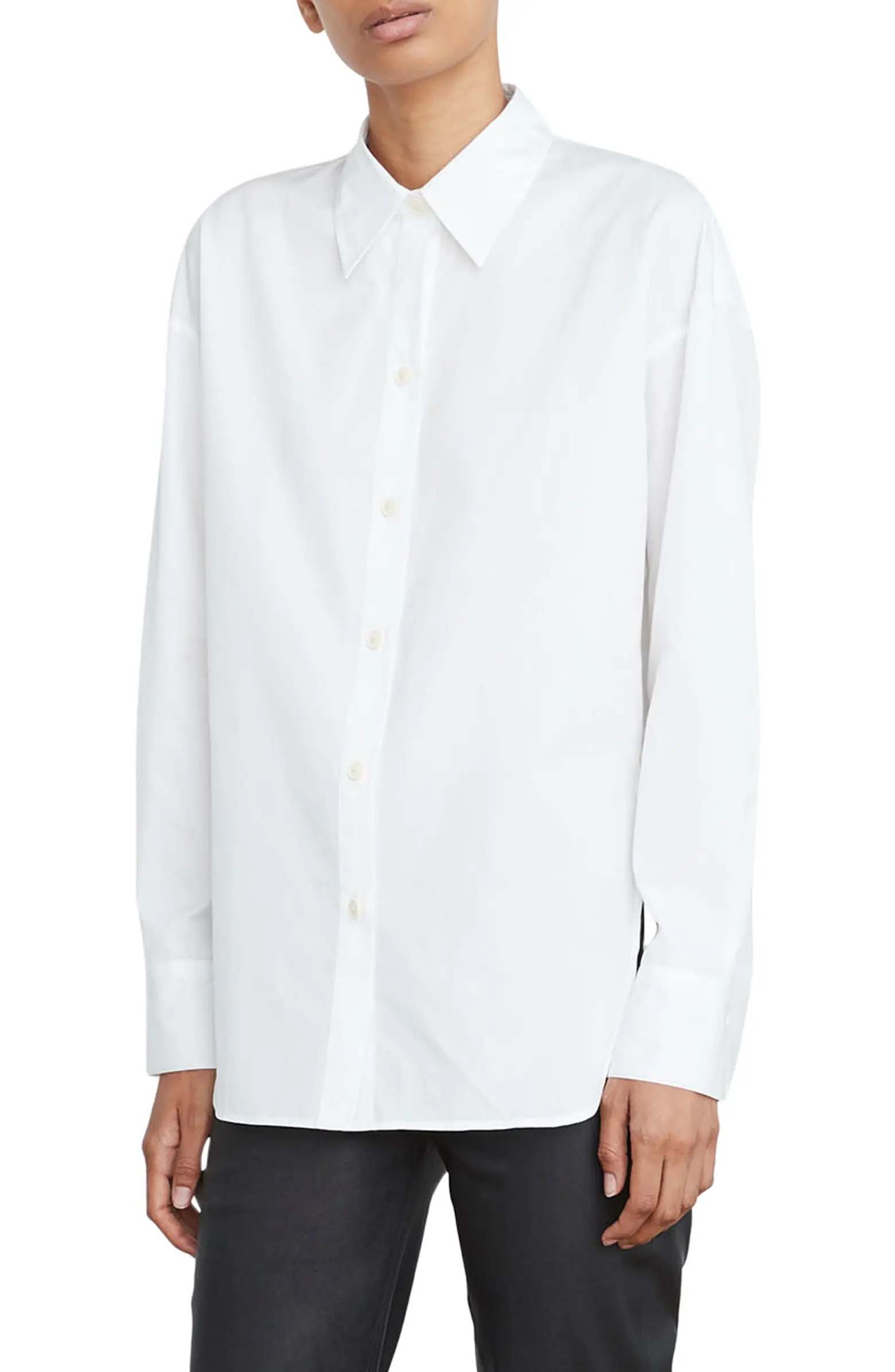 Vince Woven Cotton Shirt | Nordstrom | Nordstrom