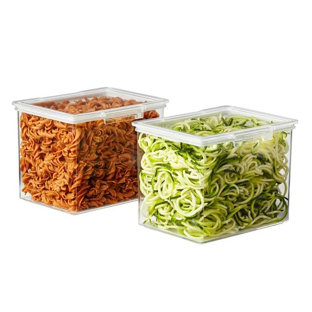 The Home Edit XL Canisters Clear Plastic Food Storage Containers, Pack of 2 - Walmart.com | Walmart (US)