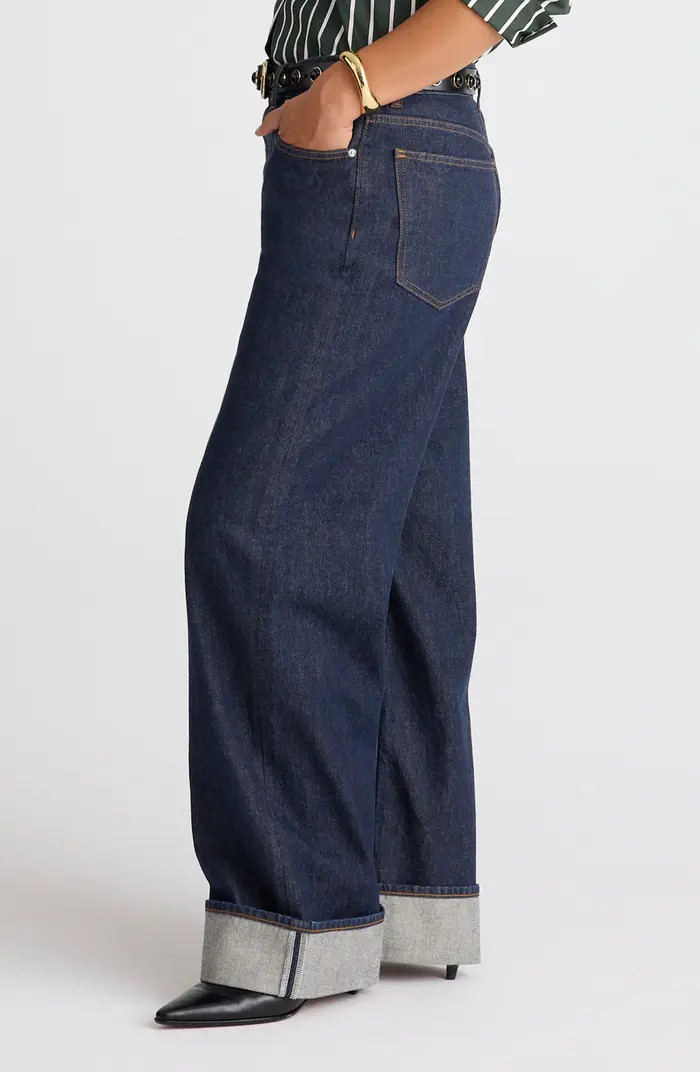 The Low Slung Cuffed Baggy Jeans | Nordstrom