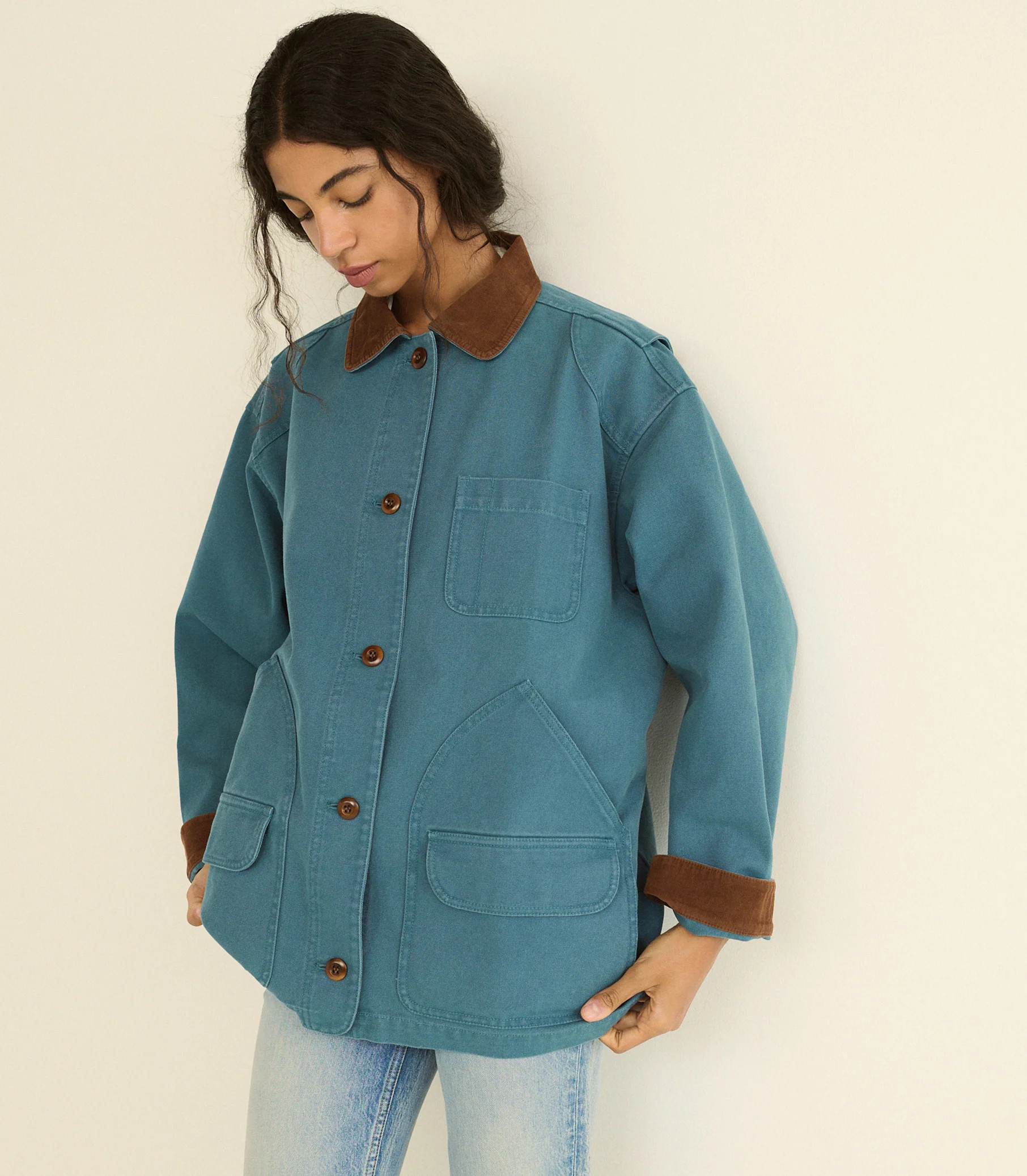 Pascual Jacket - Caspian Blue | DÔEN | DOEN
