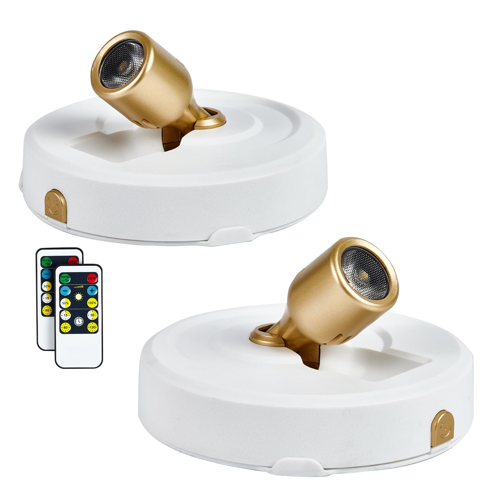 Wireless Spotlight Battery Operated, Dimmable LED Accent Light with Remote Control, 3000K Warm Wh... | Amazon (US)