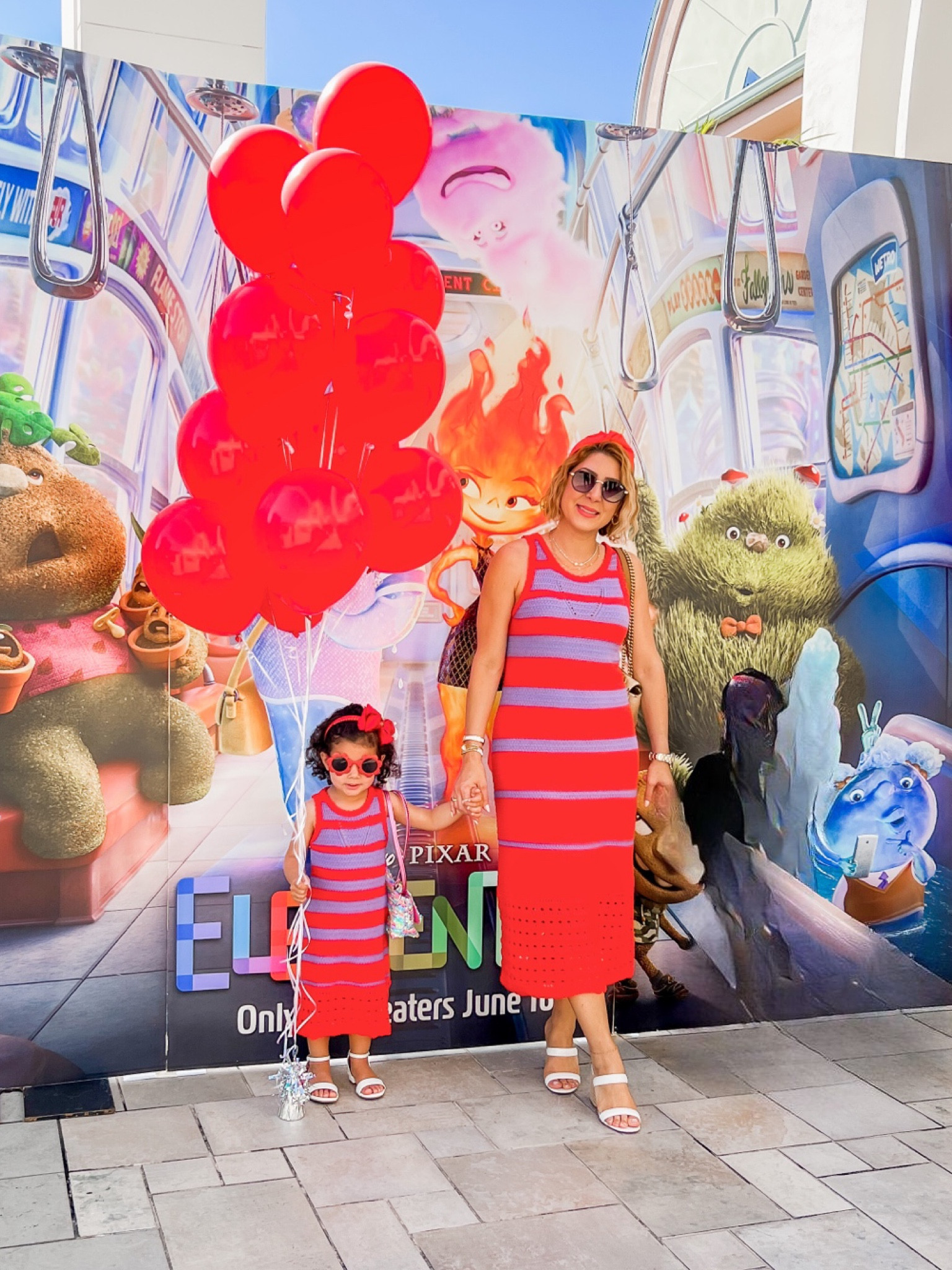 Matching mommy & me outfit from Walmart