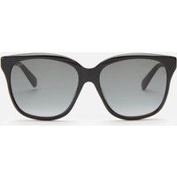 Gucci Women's Classic Acetate Sunglasses - Black/Grey | Coggles (Global)