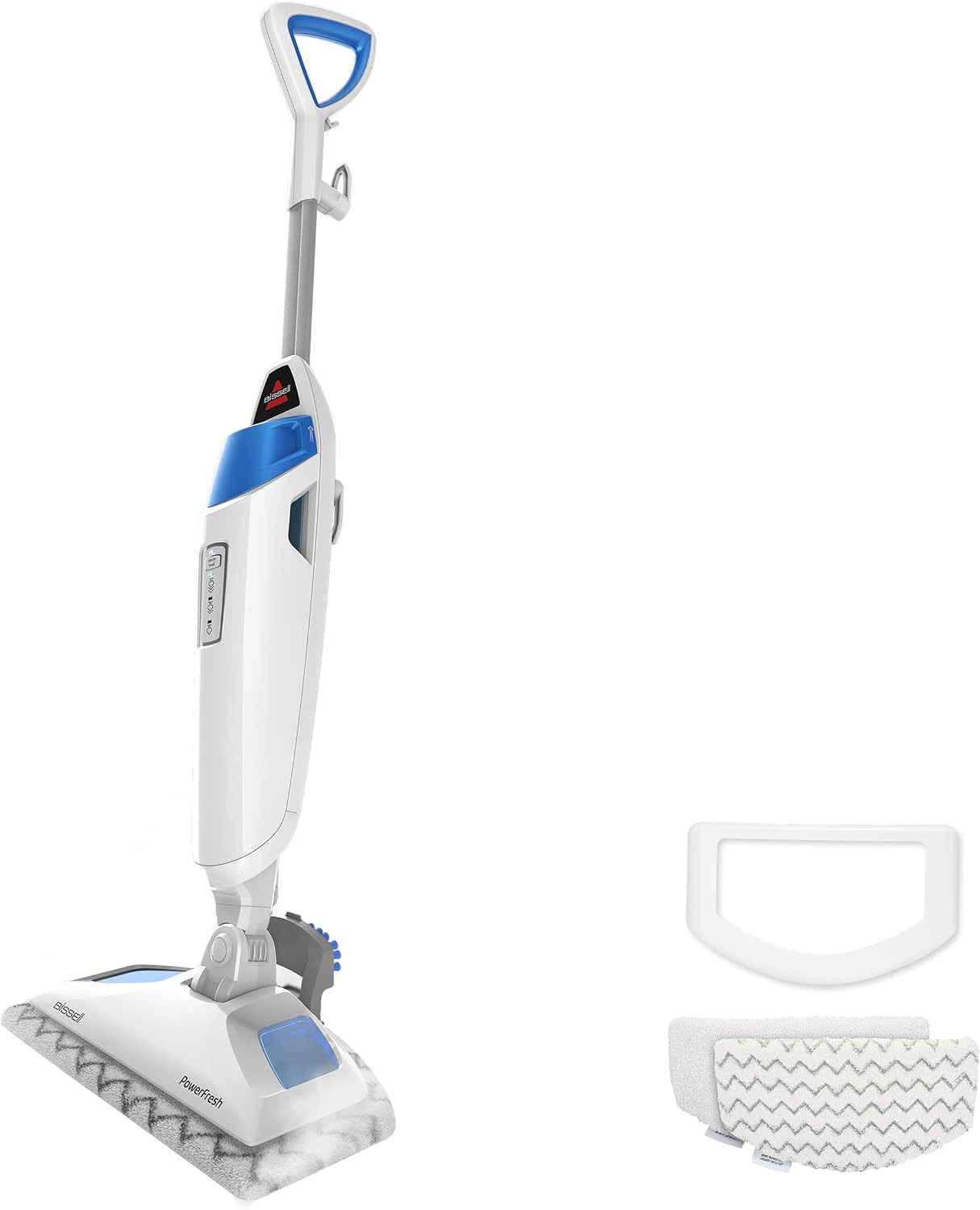 Bissell Power Fresh Steam Mop with Natural Sanitization, Floor Steamer, Tile Cleaner, and Hard Wood Floor Cleaner with Flip-Down Easy Scrubber, 1940A | Amazon (US)